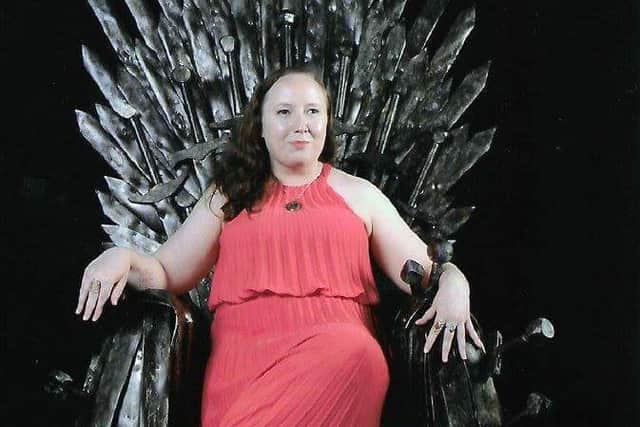 Paige on the Iron Throne