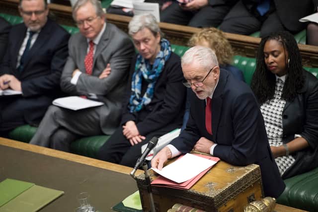Jeremy Corbyn at PMQs this week