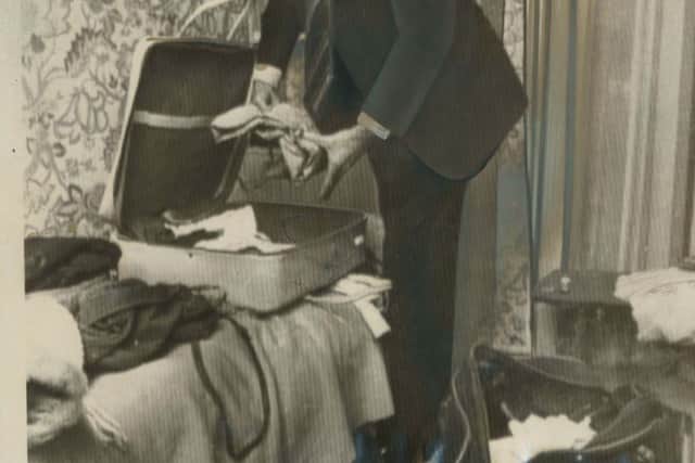 Packing ready to leave Melbourne in 1975
