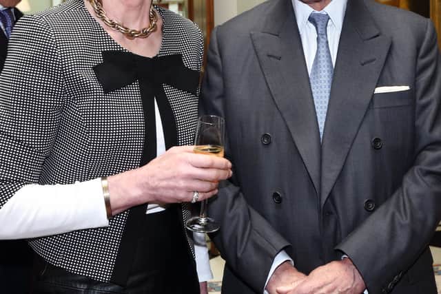 Sir Algy with his successor, Anna Turner