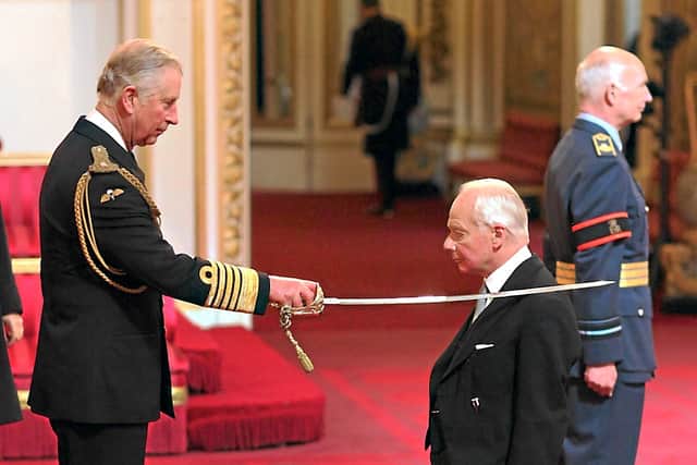 Sir Algernon is made a Knight Commander of the Royal Victorian Order in 2014