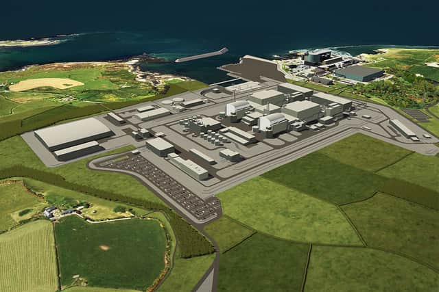 Work on the new nuclear power plant at Wylfa, Anglesey, has been suspended