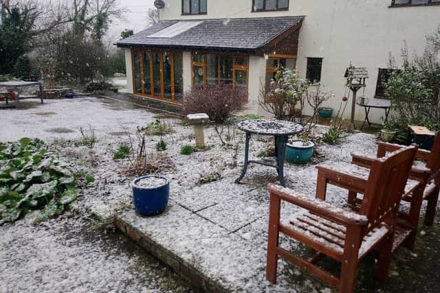 Snow in Treflach, near Oswestry