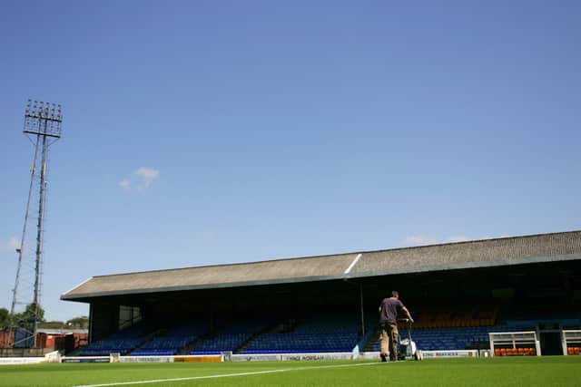 Shrewsbury Town's former home, Gay Meadow.