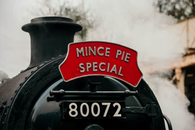The mince pie special on the Llangollen Railway