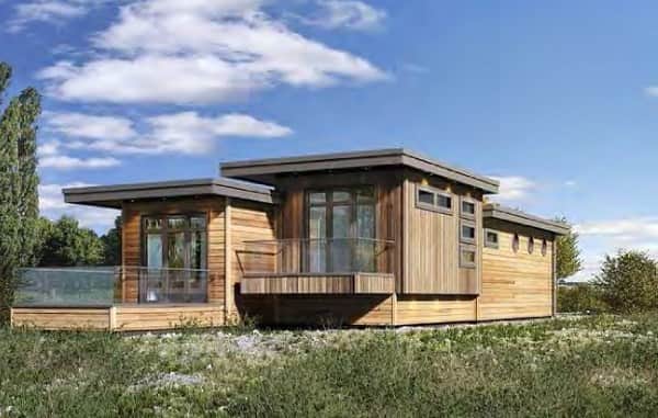 How the holiday lodges would look under the plans