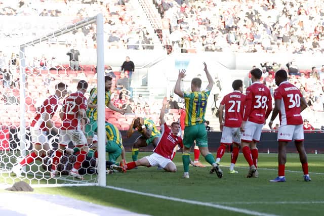 Albion were deserved winners at Bristol City with a vital success ending a near-six month away winning drought in the Championship and moving the Baggies four points clear of the drop. (Photo by Adam Fradgley/West Bromwich Albion FC via Getty Images)