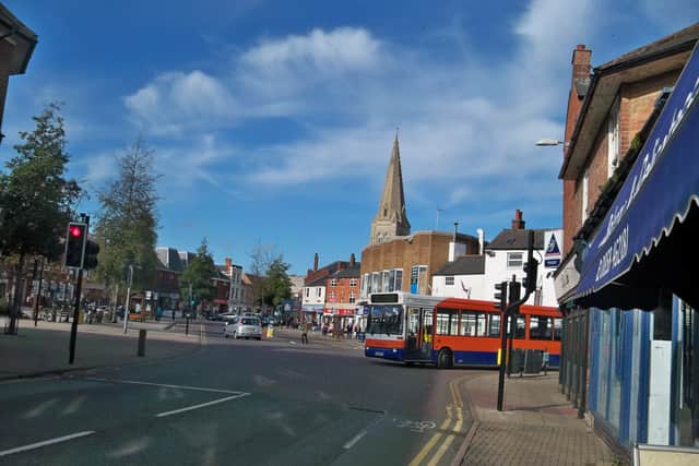 Market Square, Market Harborough. (Photo: Colin Babb Wikimedia Commons)