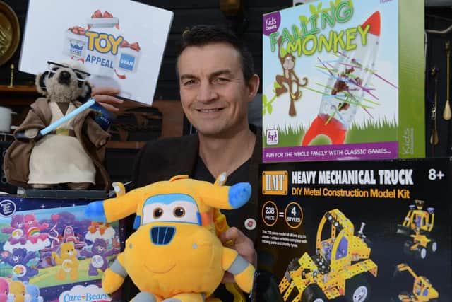 Richie Woodhall backs the Christmas Toy Appeal