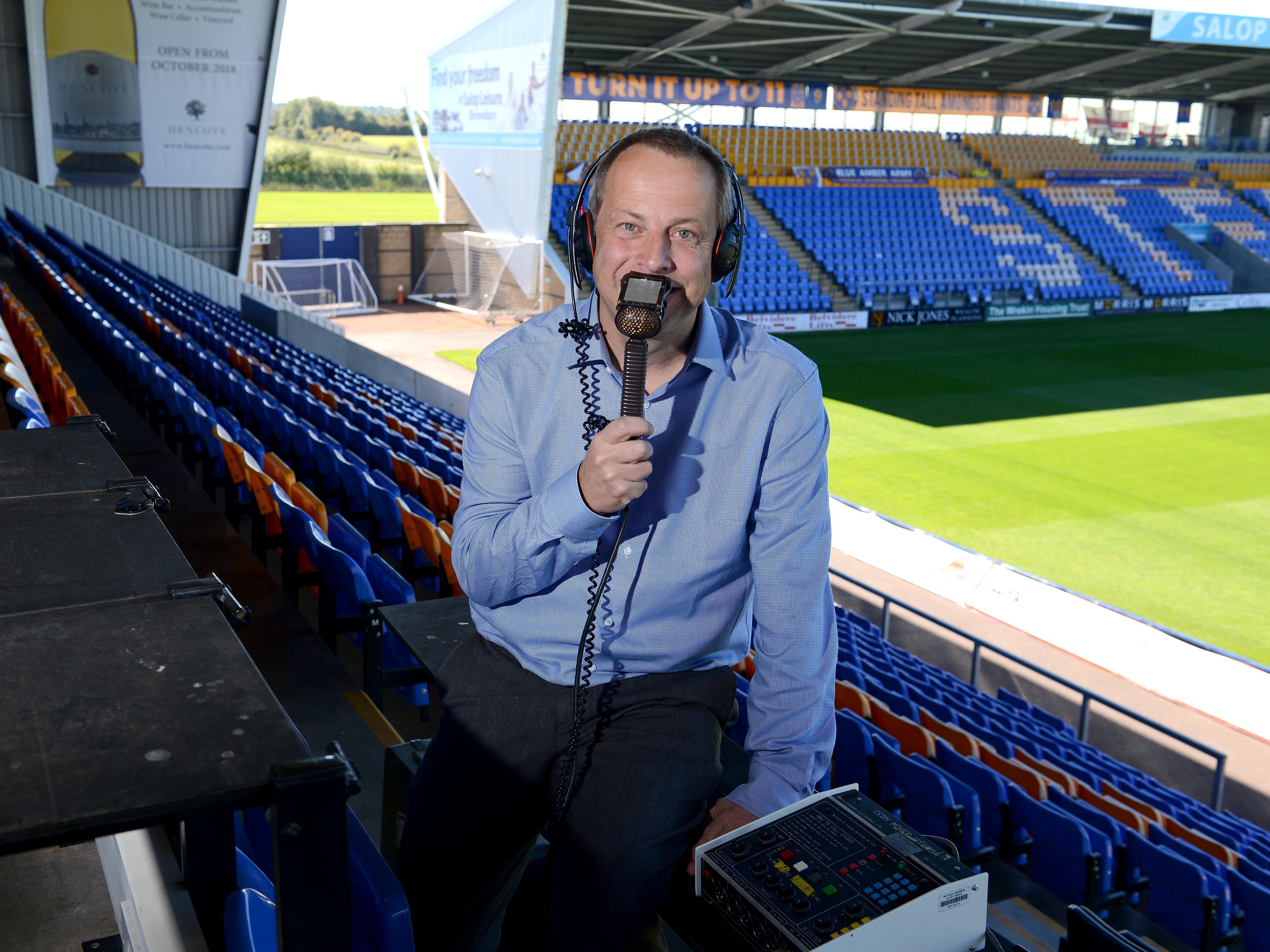 Shrewsbury commentator Stuart is still the talk of the town after 25 years