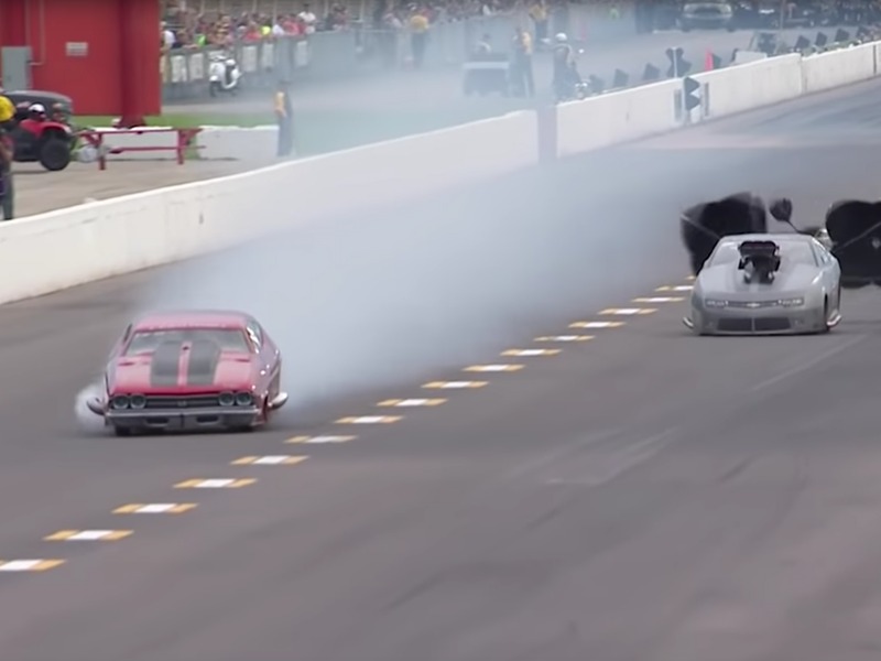 Terrifying video shows what happens if a drag racer’s parachutes fail