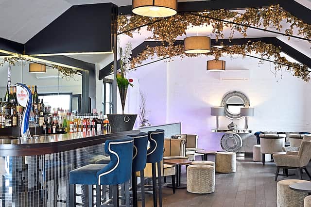 Chic and sleek – inside is crisp, clean and modern