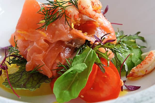 A tender moment – the salmon starter