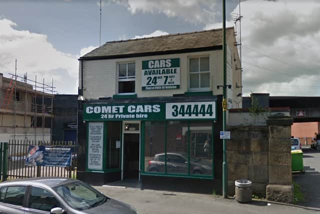 Comet Cars' office is opposite Royal Mail in Castle Foregate, Shrewsbury. Photo: Google