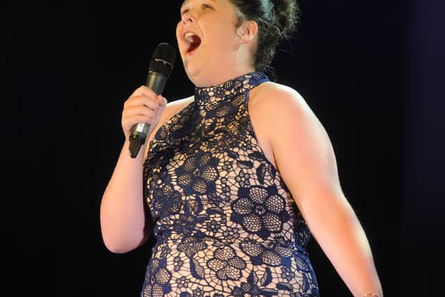 Keira Crockett on stage