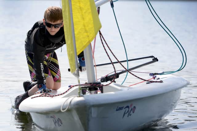 Visitors were taken out by instructors at Whitemere