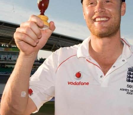 Ashes to ashes – cricketer Freddie with the urn