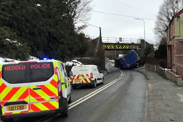 The scene of the crash. Photo: Michael Williams.
