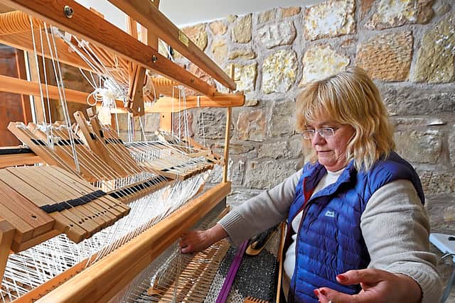 Fruit of the loom – Caroline using the alpaca thread