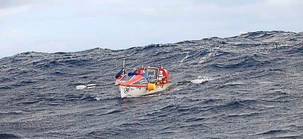 Nearing landfall – Atlantic Ladies Dianne Carrington, Sharon Magrath and Elaine Theaker