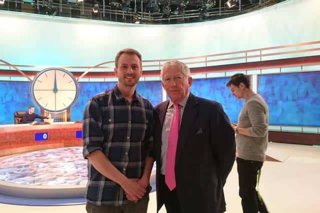 With presenter Nick Hewer