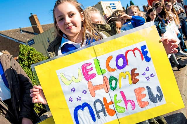 Welcoming Matthew back home