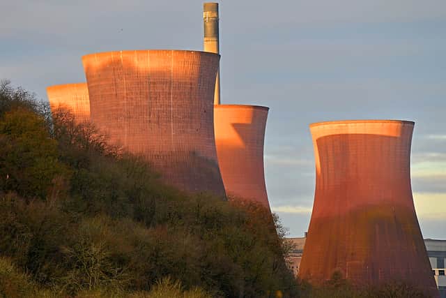 Ironbridge Power Station's iconic pink cooling towers