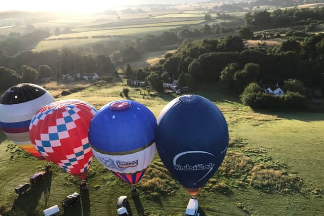 Overlooking the Clee Hill property