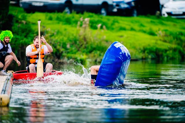Action from a previous Coracle World Championships.