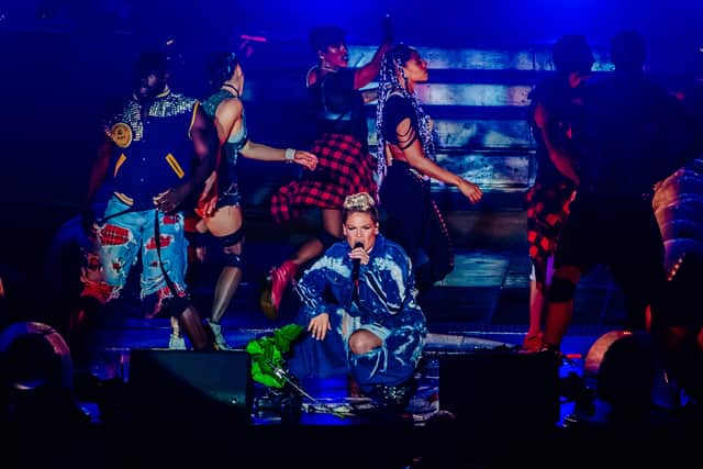 P!nk performs at V Festival