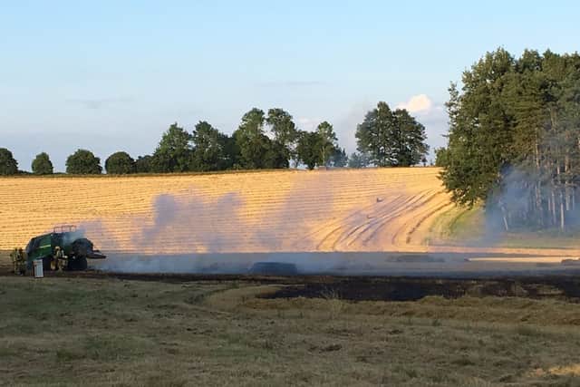 The scene of the fire. Picture: Bridgnorth Fire Station