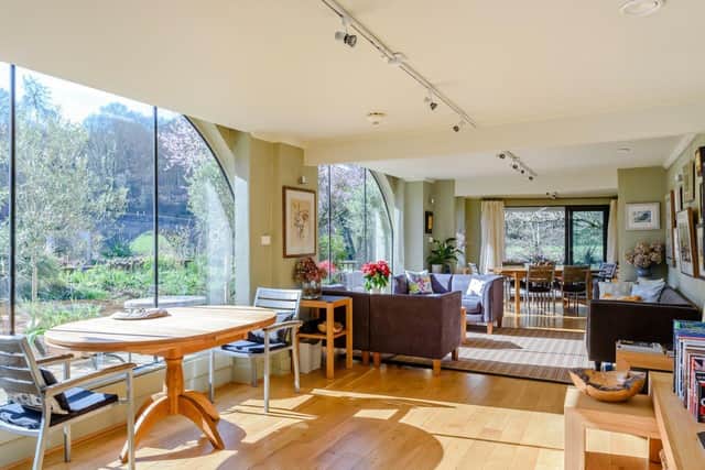 Inside Dinham Weir House, once Mr Underhill's