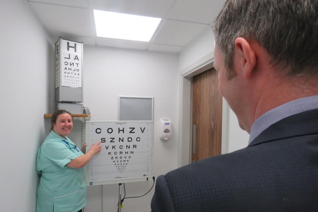 Delight as new £1 million eye department opens at Royal Shrewsbury Hospital