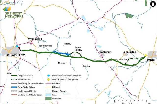 The planned route