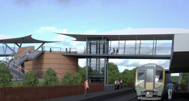 An artist's impression of what the new footbridge could look like