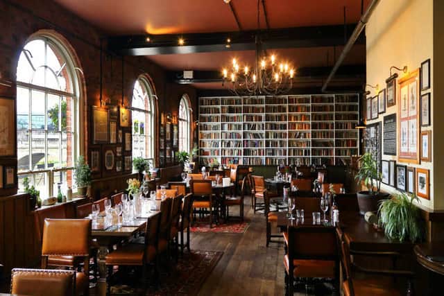 Mood lighting – there's a cosy feel to the restaurant