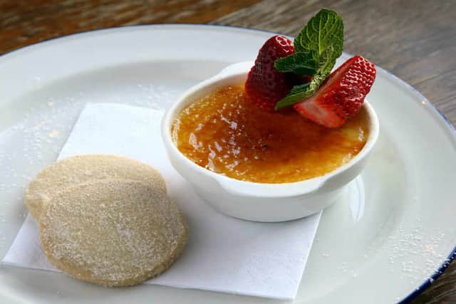 Sweetest thing – crème brûlée with shortbread