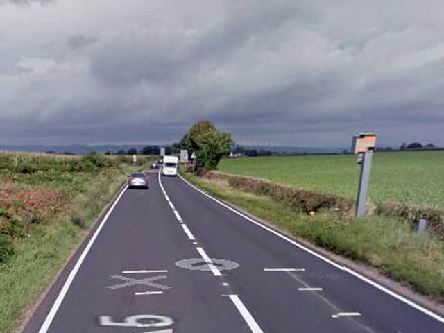 The speed camera by the A5 at Shotatton