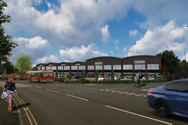 Artist's impression of the proposed Bridgnorth development