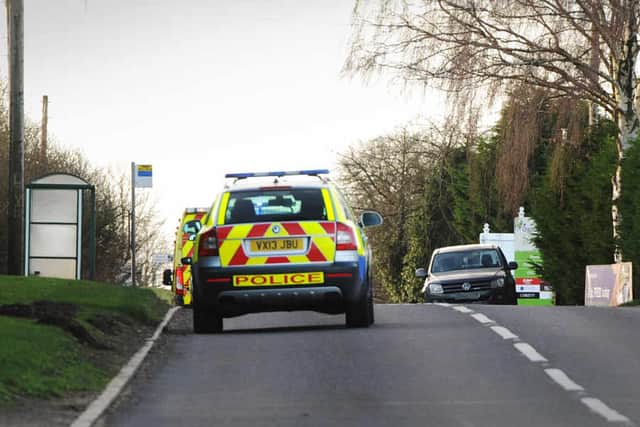 Police shut the A454 Bridgnorth Road close to Shipley
