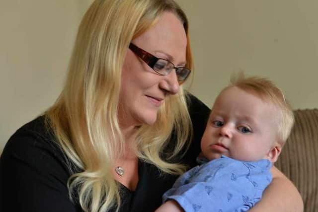 Charlotte Smith gave birth to a healthy baby boy four weeks after she'd had a stroke thanks to a pioneering treatment