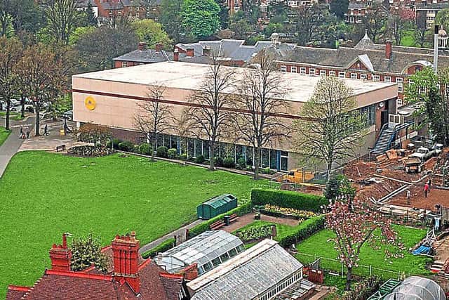 The Quarry pool in Shrewsbury