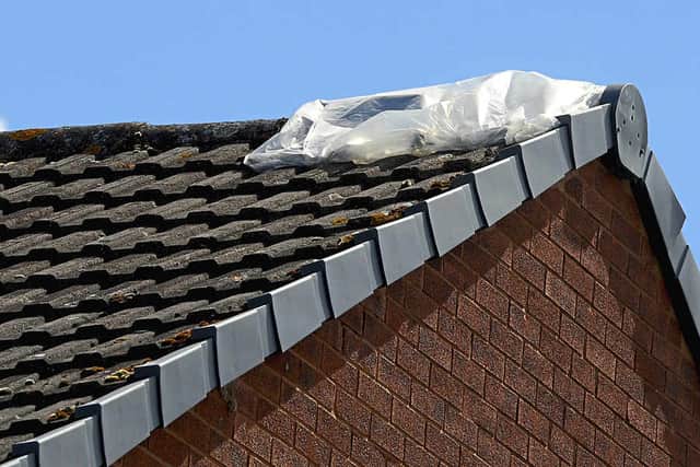 Damage to the roof