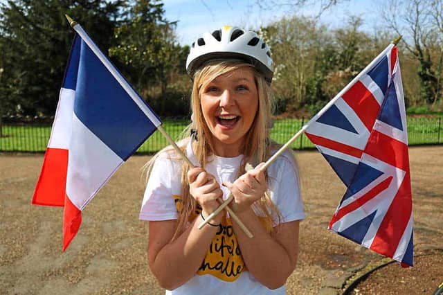 Sarah Rutledge Bicycle Racer Shropshire's Sarah takes on 300-mile cycle challenge for brother's charity