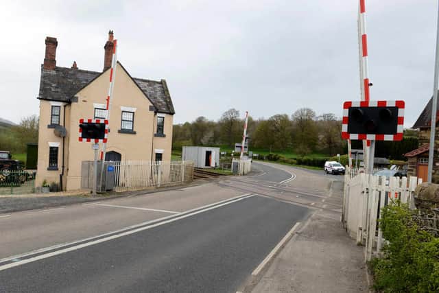 The level crossing at Onibury A49 has since reopened