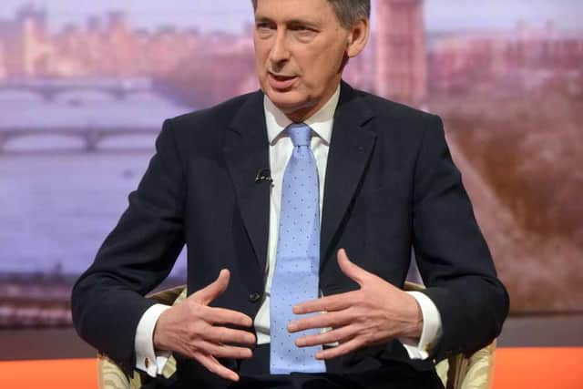 Foreign Secretary Philip Hammond speaks to Andrew Marr