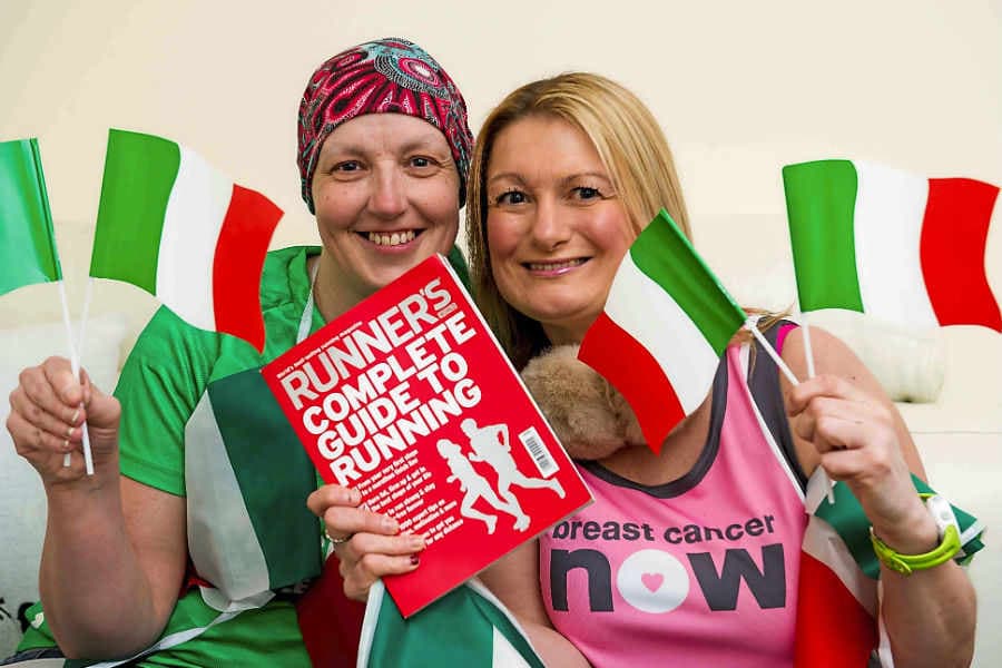 Jo Anne Roma Rome marathon challenge for Telford's Joanne
