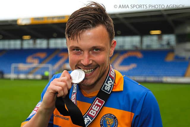Andy Mangan won promotion with Shrewsbury Town