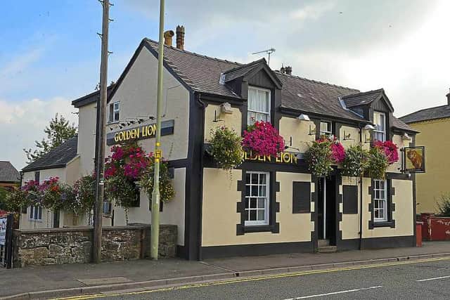The Golden Lion pub in Morda Road, Oswestry