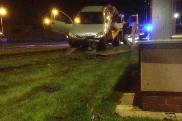 The scene of Wednesday's crash. Picture @Wellingtoncops